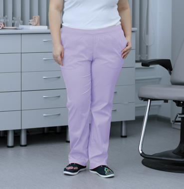 Брюки медицинские унисекс Size+, артикул 38, цвет лаванда