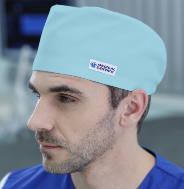 Шапочка медицинская унисекс, артикул U0003, цвет 18 бледно-салатовый