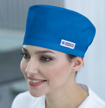 Шапочка медицинская унисекс, артикул U0003, цвет лагуна